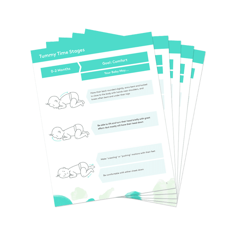 Stages Guide from The Tummy Time Course by Lovevery