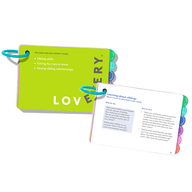 The New Sibling Course Pack Parent Guide by Lovevery