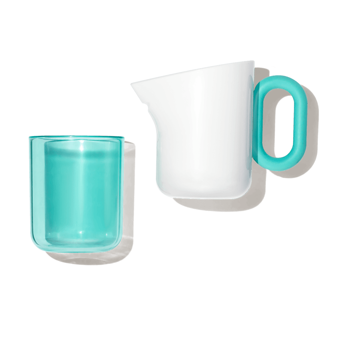 Grooved Pitcher & Glass from The Realist Play Kit